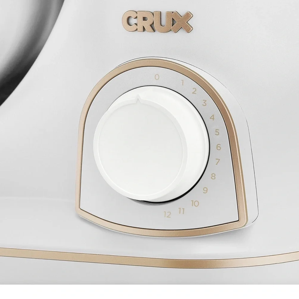 CRUX® 5.3 Qt. Stand Mixer in Matte White